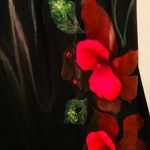 Special Black Satin Dress